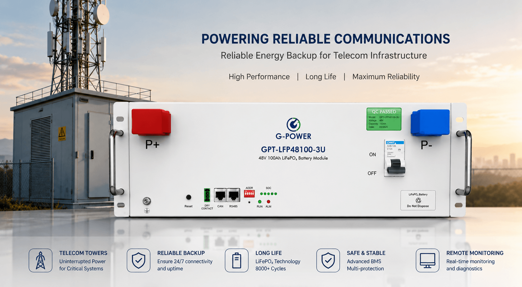 JIYU TEL 48V 100Ah - 2